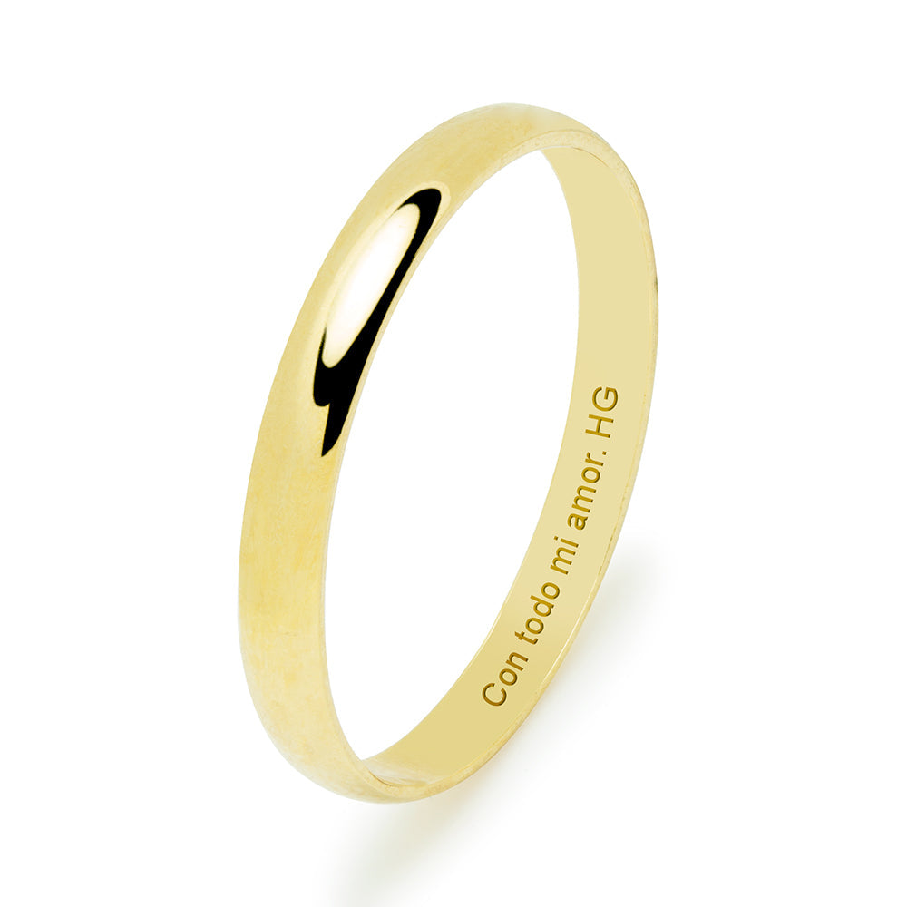 Alianzas de Boda Grabadas Joyerías Fina García