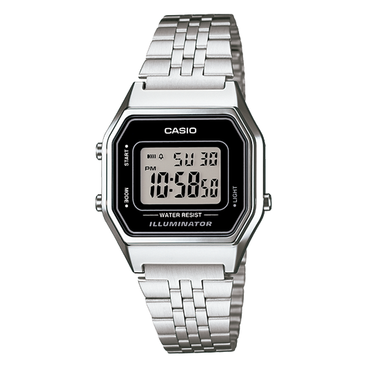 Reloj Casio Unisex Digital Classical Vintage Acero Inoxidable