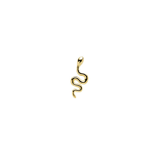 Piercing Serpiente en Oro Amarillo 9 Kilates