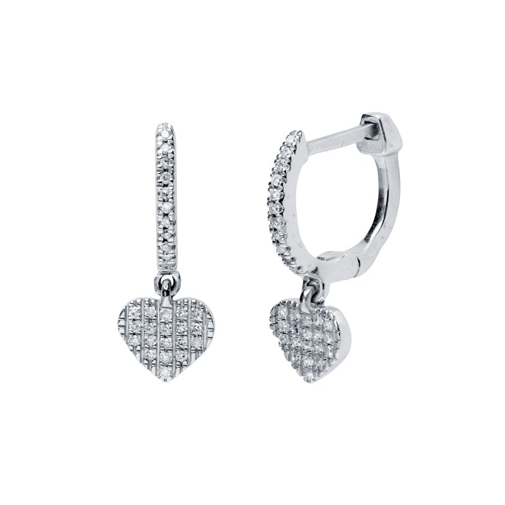 Pendientes Tous Pendientes Oro Blanco 9K Con Circonitas Redondos