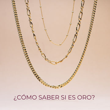 ¿Cómo saber si una joya es de oro?