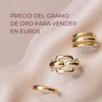 Precio del gramo de Oro hoy para vender en Euros