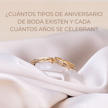 ¿Cuántos tipos de aniversario de boda existen y cada cuántos años se celebran?