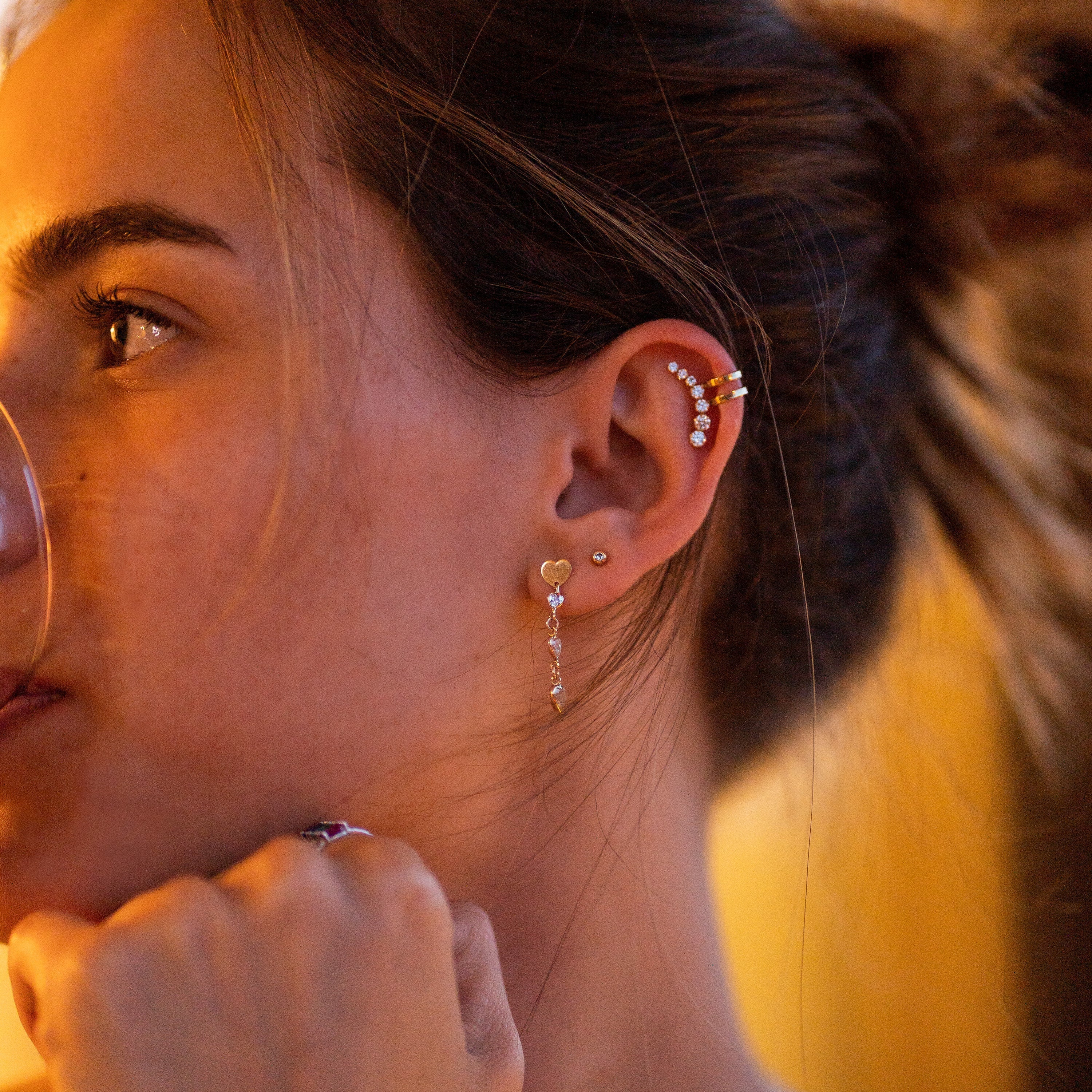 pendientes para pelo corto