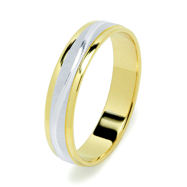 Alianzas de Boda Oro Bicolor