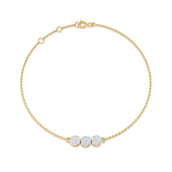 Pulseras Vermeil con Diamantes Creados
