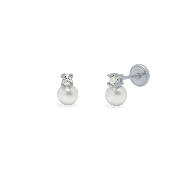 Pendientes Bebé y Niña con Diamantes