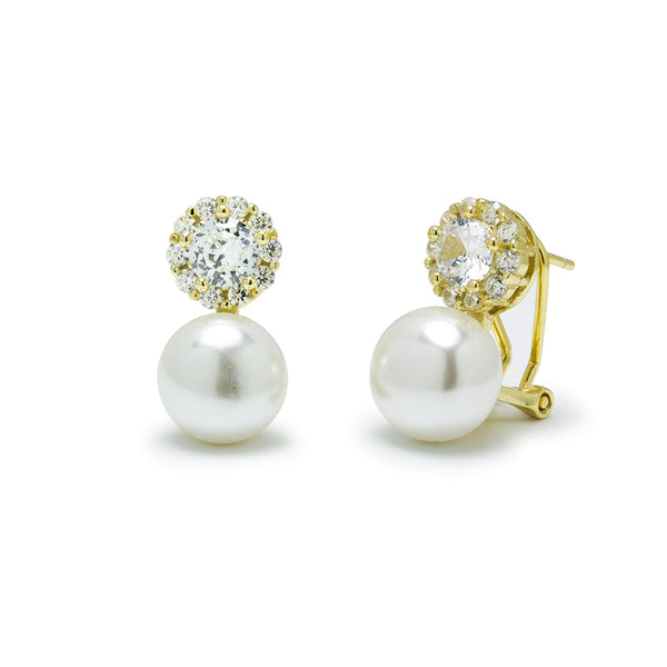 Pendientes Perlas Plata