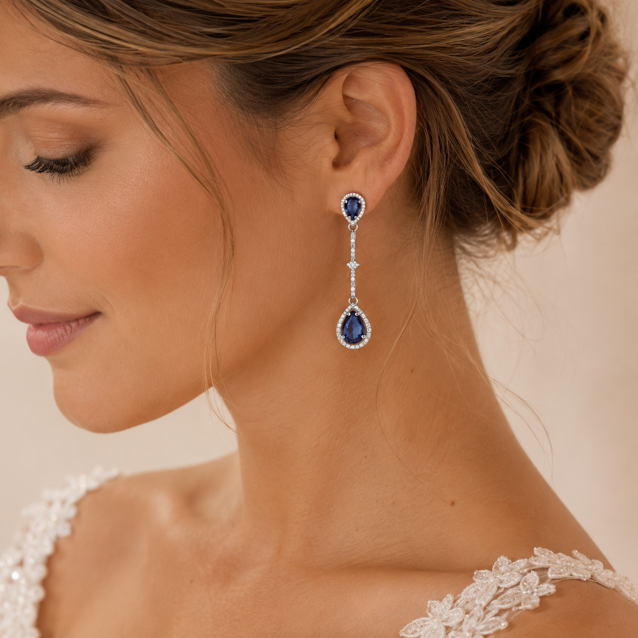 Pendientes de Oro de 18 Quilates con Diamantes