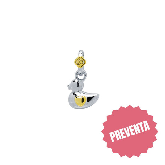 Colgante Patito Niño en Plata Personalizable