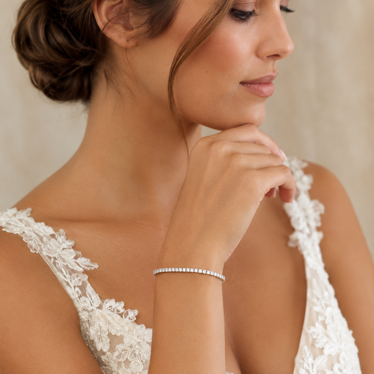 Pulsera Rivière Vega con Brillantes Creados