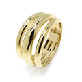 Anillo de Tres Gallones de Oro de 9 Quilates