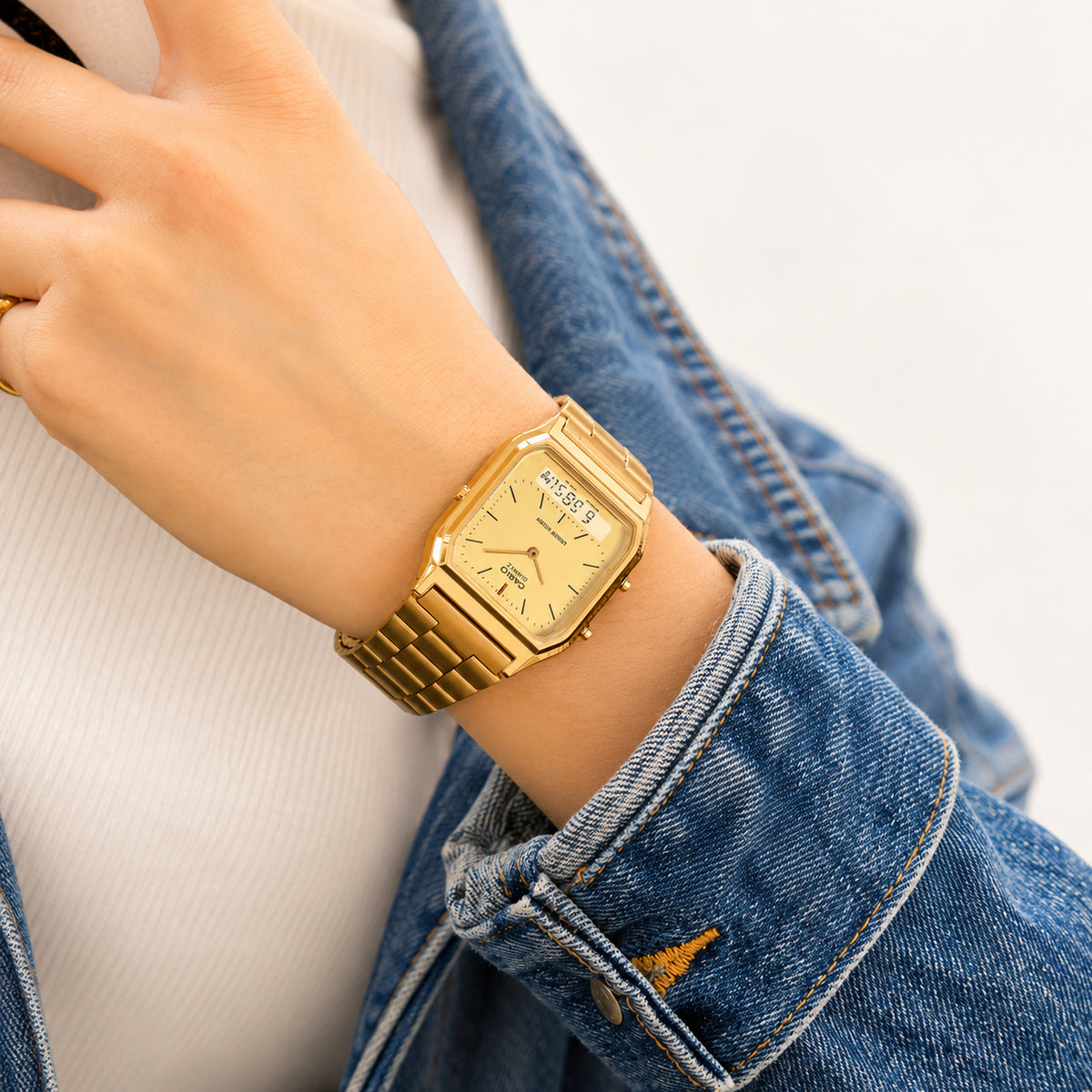 Reloj Casio Vintage Edgy Dorado