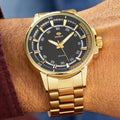 Reloj de Hombre Marea con Brazalete de Acero Dorado