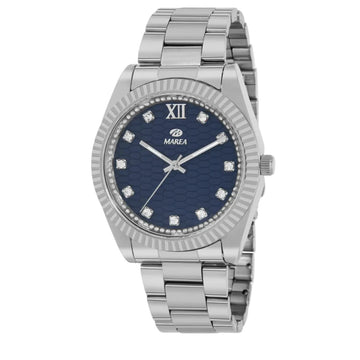 Reloj Marea Mujer Azul con Circonitas en Acero
