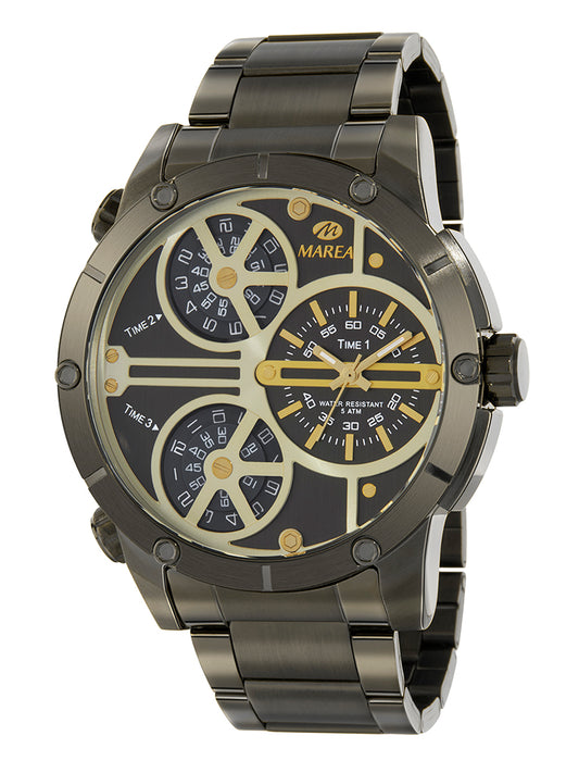 Reloj Marea Hombre Acero Gris Oscuro