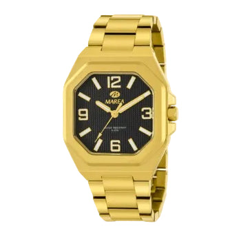 Reloj de Hombre Marea con Brazalete de Acero Dorado