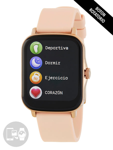Reloj Marea Smart Silicona Rosado