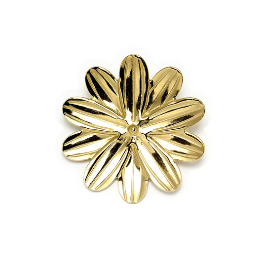 Broche Flor Acero Tesi García