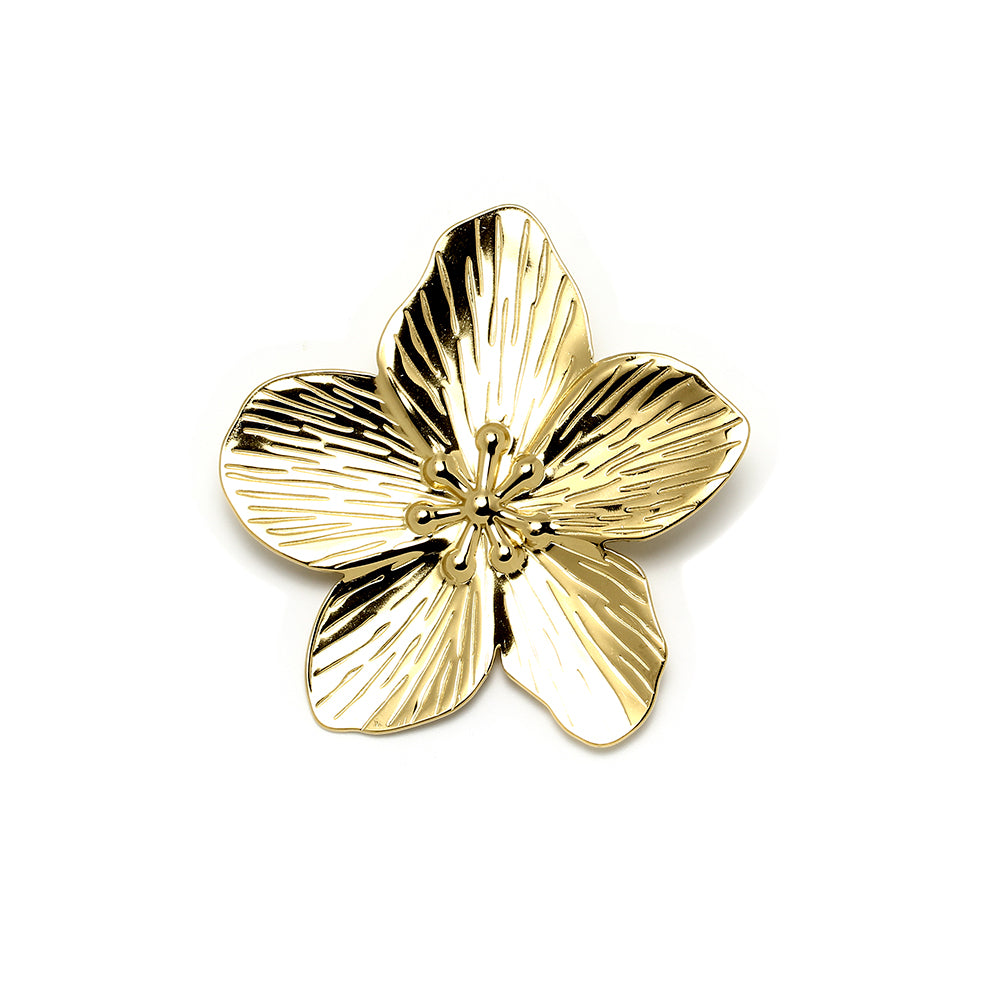 Broche Flor Hawaiana Acero Tesi García