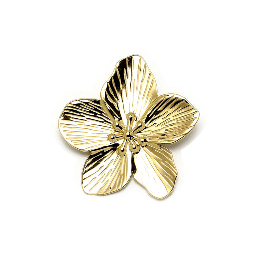 Broche Flor Hawaiana Acero Tesi García