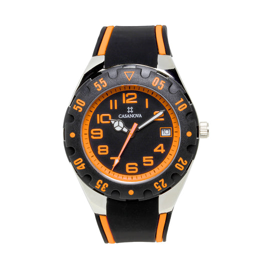 Reloj Casanova Infantil Caucho Naranja