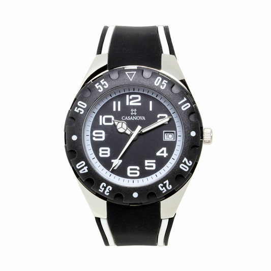 Reloj Casanova Infantil Caucho Negro