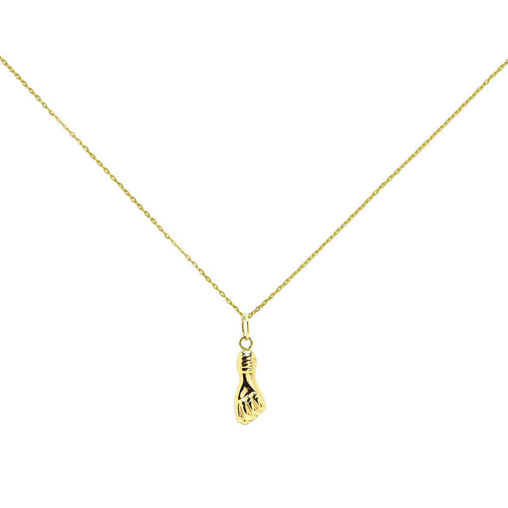 Colgante Higa o Puño en Oro Amarillo 9 Kilates