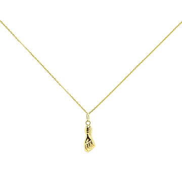 Colgante Higa o Puño en Oro Amarillo 9 Kilates