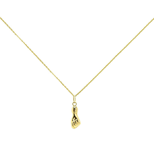 Colgante Higa o Puño en Oro Amarillo 9 Kilates