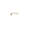Piercing de Nariz de Oro de 9 Quilates con Circonita