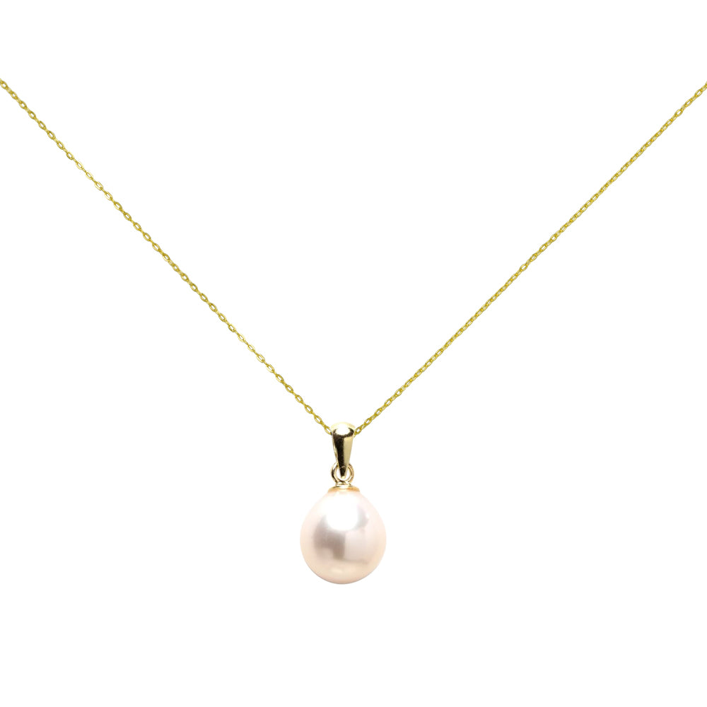 Conjunto Tahití de Pendientes y Colgante en Oro Amarillo 9 Kilates