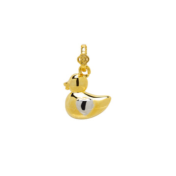 Colgante Mamá Pato en Plata Personalizable