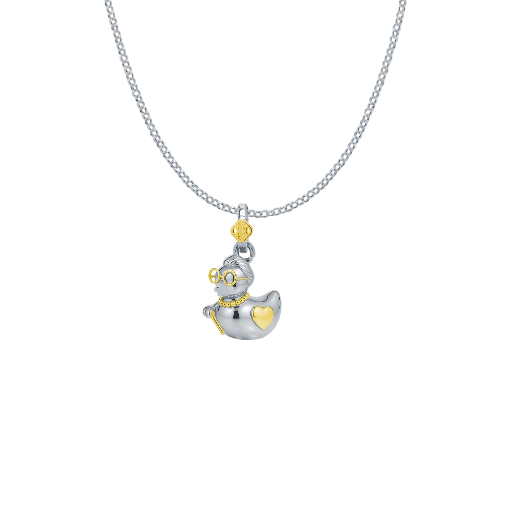 Colgante Patito Abuela de Plata de Ley 925