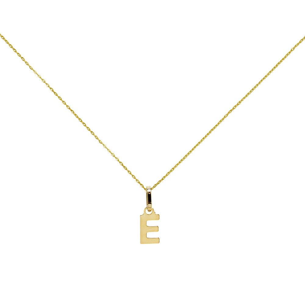 Colgante Letra A de Oro de 9 Quilates