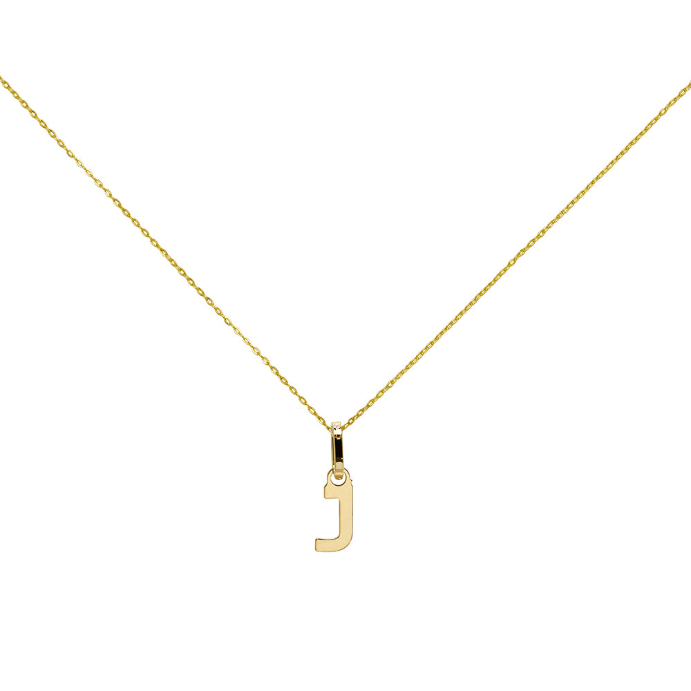 Colgante Letra A de Oro de 9 Quilates