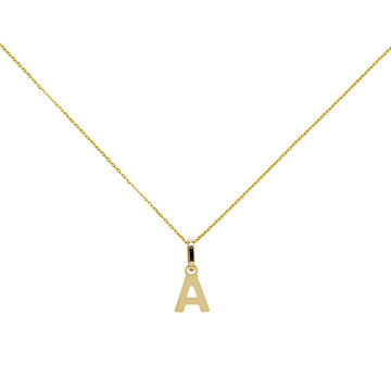Colgante Inicial en Oro Amarillo 9 Kilates
