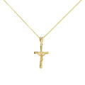 Colgante Cruz Cristo de Oro de 9 Quilates