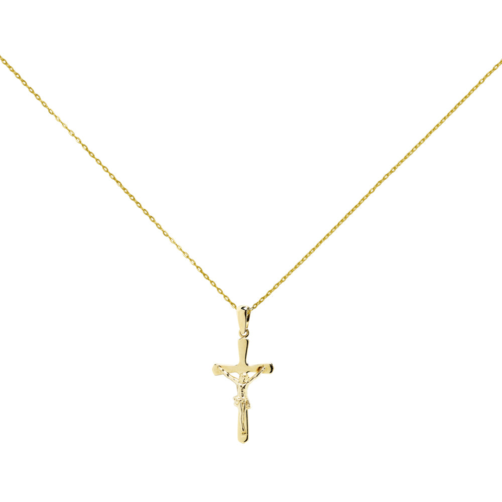 Colgante Crucifijo de Oro de 9 Quilates