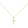 Colgante Crucifijo de Oro de 9 Quilates