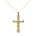 Colgante Cruz Cristo de Oro de 9 Quilates