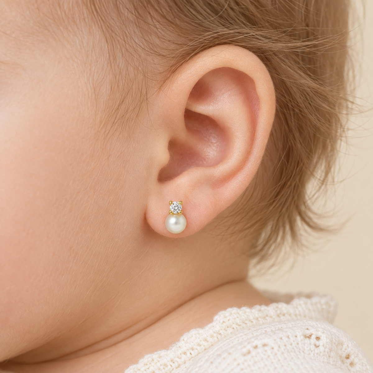 Pendientes Tu y Yo con Diamantes de Oro de 9 Quilates