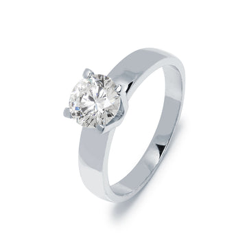 Anillo Solitario Cassari Diamante Creado 1 Quilate en Oro de 18 Kilates