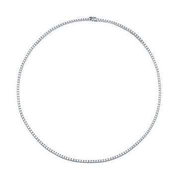 Cadena Riviere con Diamantes de 4.01 quilates en Oro de 18 Kilates