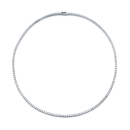 Cadena Riviere con Diamantes de 6.012 quilates en Oro de 18 Kilates