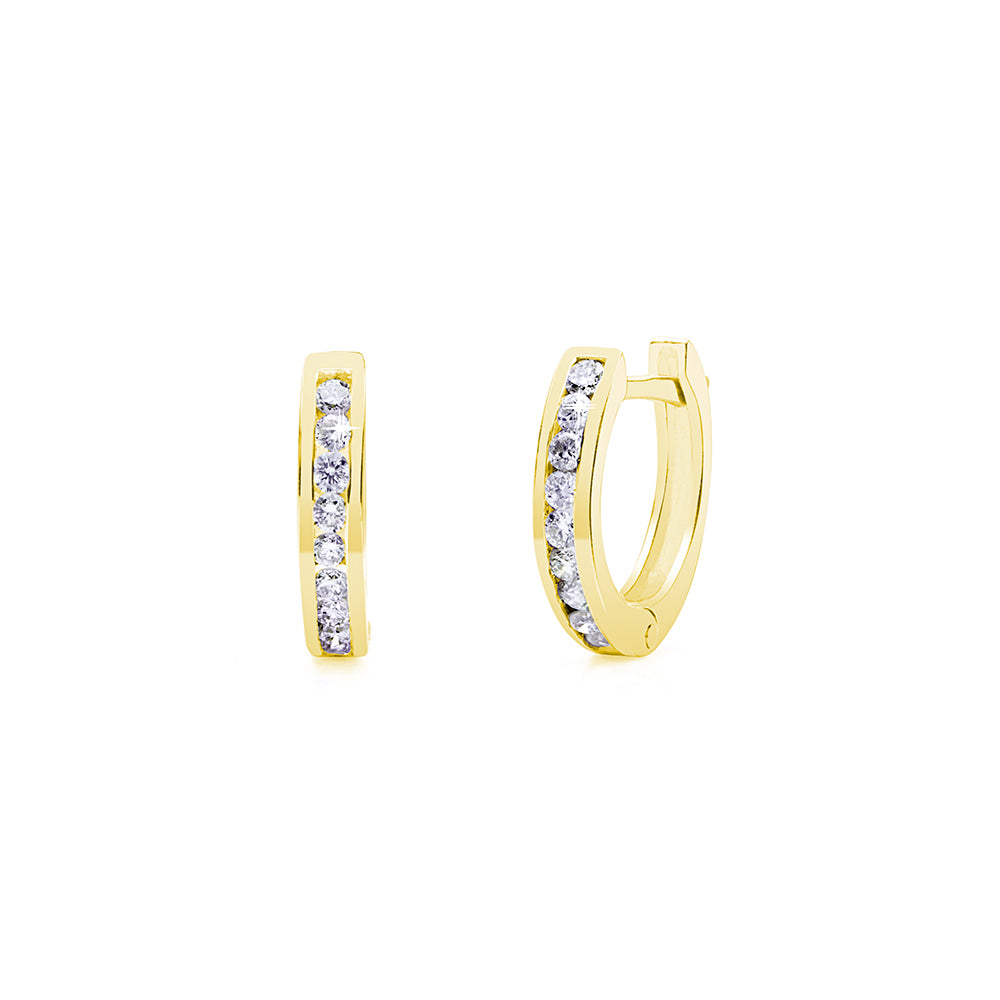 Pendientes Criollas con Brillantes Creados