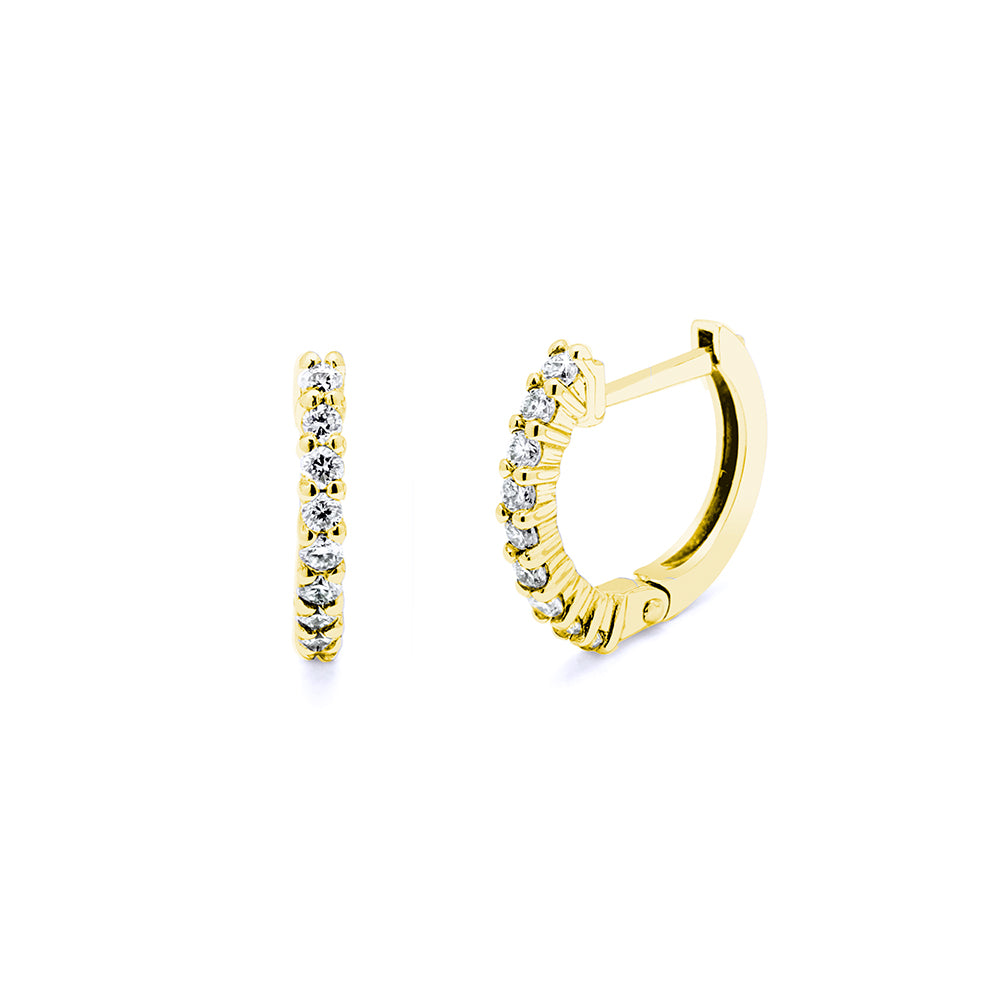 Pendientes Criollas con Brillantes Creados