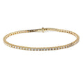 Pulsera de Oro de 9 Quilates con Diamantes Creados