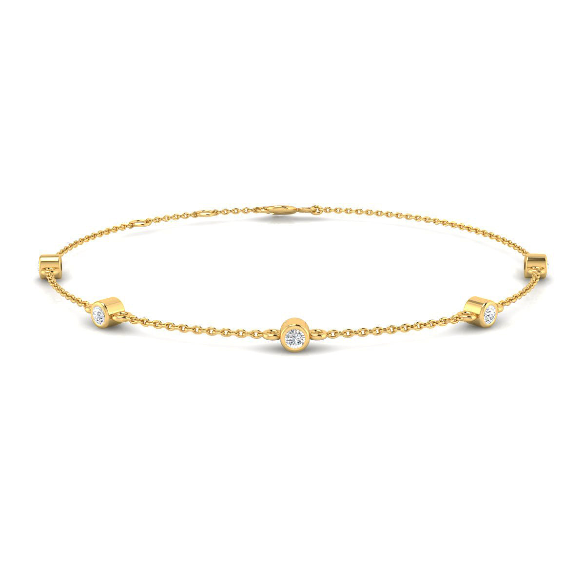 Pulsera de Vermeil con Brillantes Creados