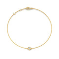 Pulsera con Diamantes Creados en Vermeil